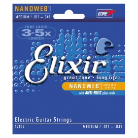 ELIXIR #12102 Nanoweb 엘릭서 나노웹 11-49 일렉기타 스트링 기타줄