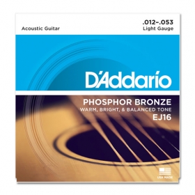 D'ADDARIO EJ16 Phosphor Bronze 12-53 다다리오 포스퍼 브론즈 통기타/어쿠스틱 기타 스트링