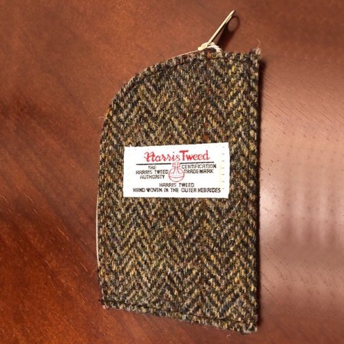 Harris Tweed 해리스 트위드 키링 파우치 열쇠 케이스 브라운