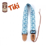 Tiki 티키 TK-P2 우쿨렐레 스트랩 블루 플라워