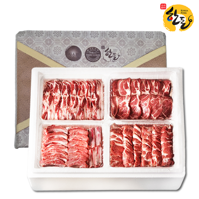 [한돈]인삼포크 특선6호_3.6kg(삼겹살900g,목살900g,가브리900g,갈매기900g