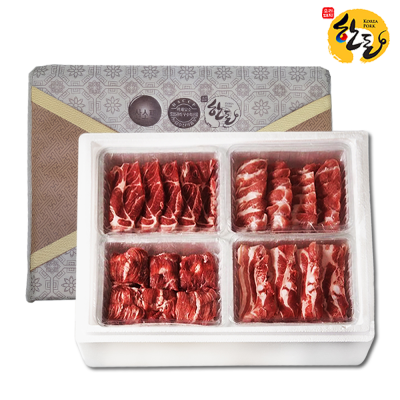 [한돈]인삼포크 특선3호_2kg(삼겹500g,목살500g,가브500g,갈매기500g