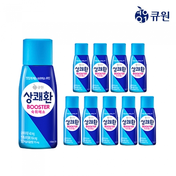 [큐원] 상쾌환 숙취해소 부스터 100ml x 10병