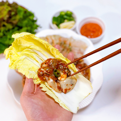 햇땅 통영 생굴무침 굴60% 300g 500g 택1 수압으로깐