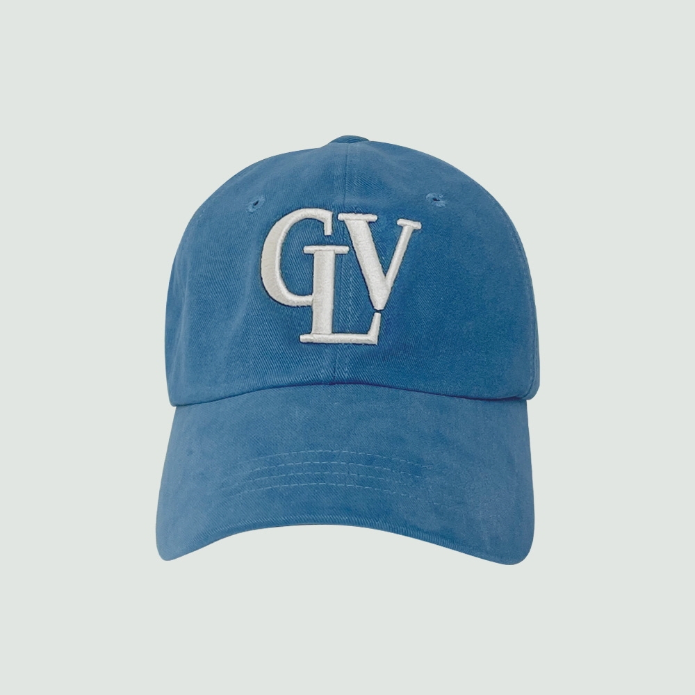 [파트너스페이스] 클레버필드 CLV 자수 엠보 볼캡 블루