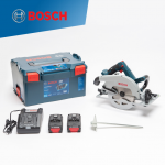 보쉬 바이터보 충전원형톱 GKS18V-68GC 키트 [ BOSCH / 18V / 190mm / 8.0ah 배터리 2개 ]