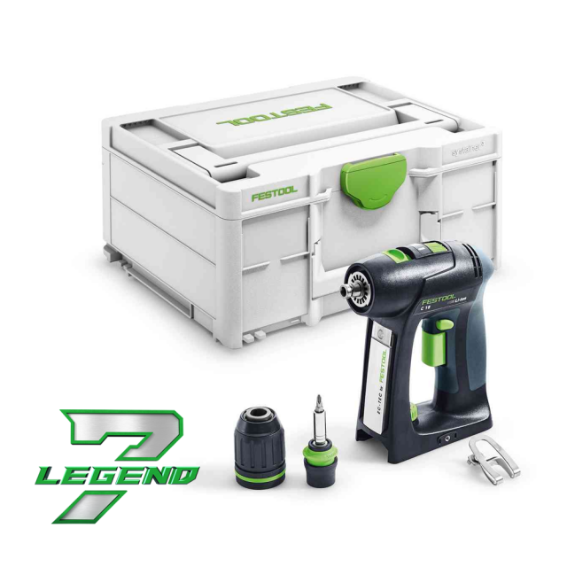 페스툴 충전 드릴 C18-Basic (577289) [ 베어툴 / FESTOOL ]