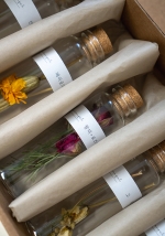 5가지 꽃차 유리병 패키지 컬렉션 (선물 포장)