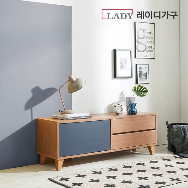 레이디가구 글로리 LPM 거실장 120cm (원목다리)