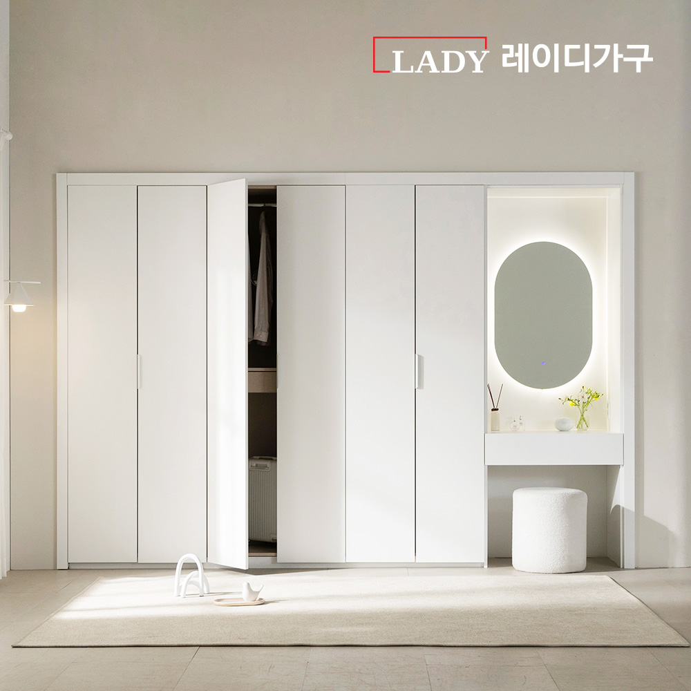 [24시간타임특가] 리뉴얼 매튜 E0 시스템 여닫이/슬라이딩 붙박이장