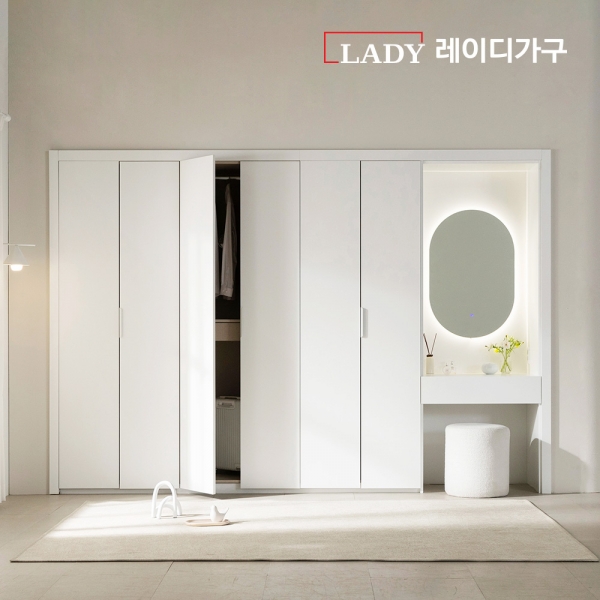 [24시간타임특가] 리뉴얼 매튜 E0 시스템 여닫이/슬라이딩 붙박이장