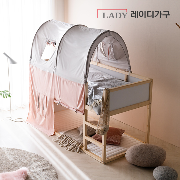 레이디가구 스칸딕 양면 벙커침대 +텐트 +견면매트
