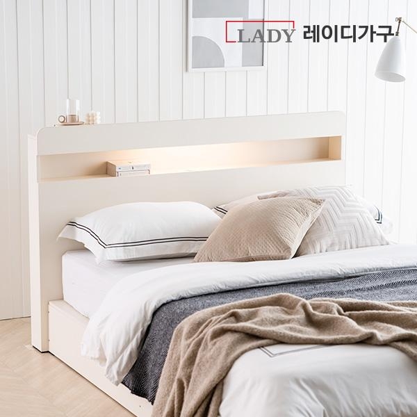 [빅세일 핫딜] 모노 LED 빅 3단서랍 수납 침대 SS/Q