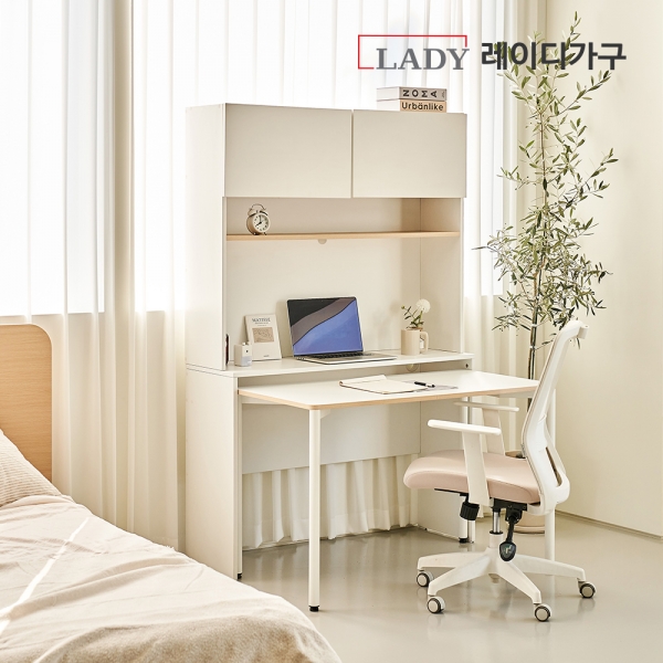 [신학기 초특가] 레이디가구 멜로 책상 세트 플랩도어형