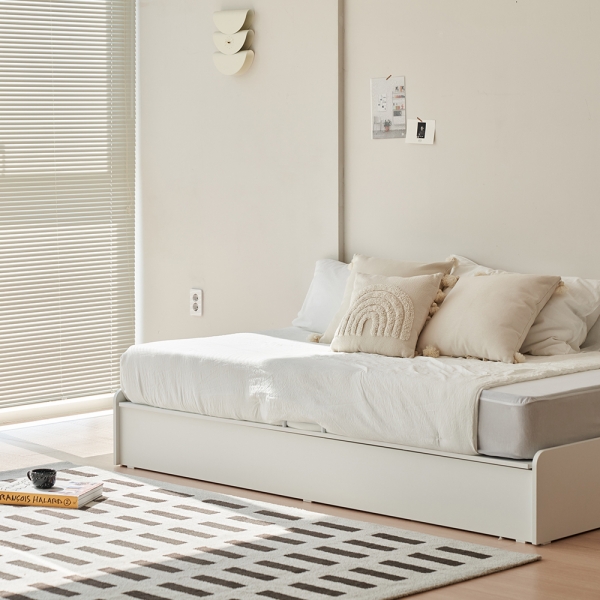 [스페셜특가] 포더홈 블랭크 E0 리프트업 수납침대 슈퍼싱글 SS