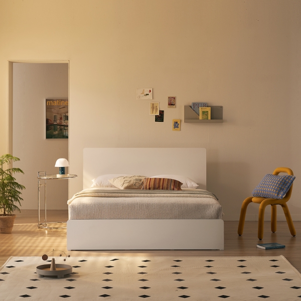 [연말결산특가] 포더홈 피즈 슬림헤드 3단 통서랍 수납침대 SS/Q