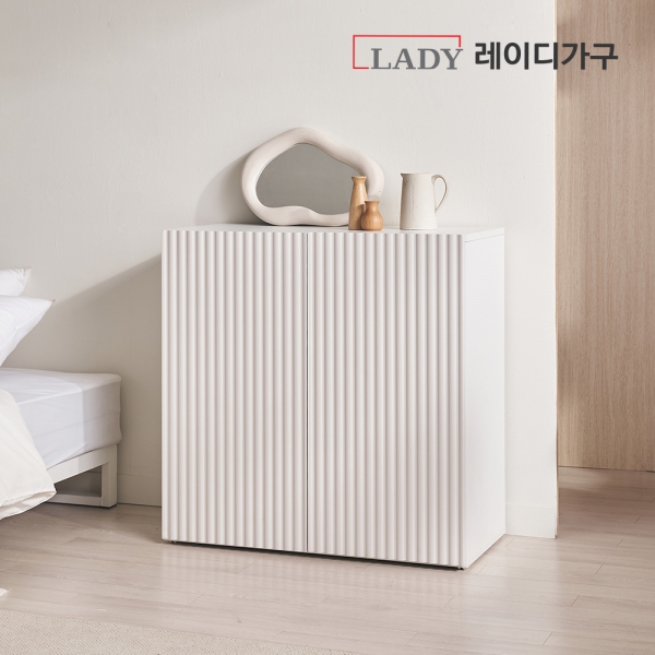 [연말결산특가] 모닝 템바보드 높은 2단 거실 수납장 800