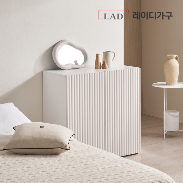 [NEW런칭] 모닝 템바보드 높은 2단 거실 수납장 800