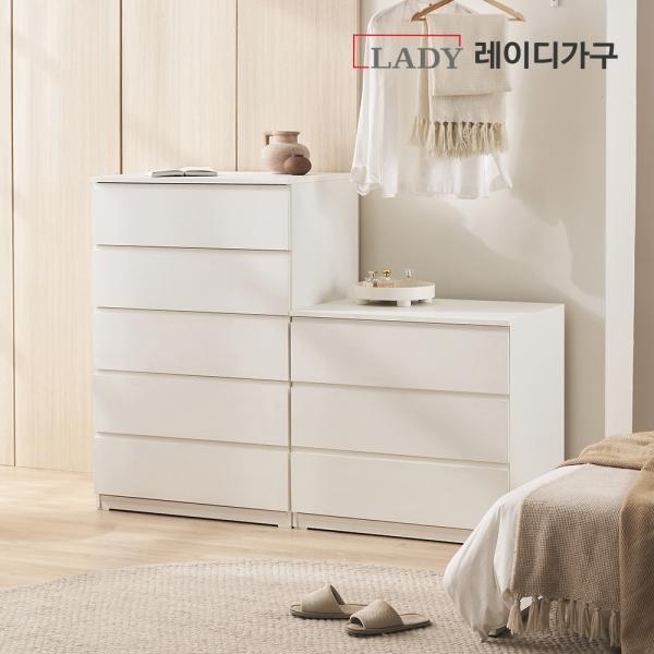 [NEW런칭] 레이디가구 보테 속깊은 서랍장 800 3단