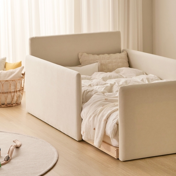 [연말결산특가] 도담 슬림 코지 평상형 데이베드 DBSS 침대 (슬림형/LED수납형)