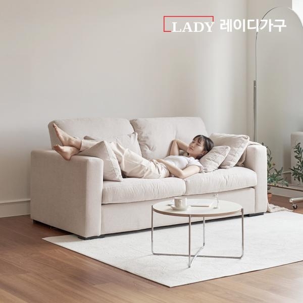 [스페셜핫딜][~5/22] 쿠션증정 소노 프리미엄 구스 패브릭 모듈 소파 3인/4인/3.5인