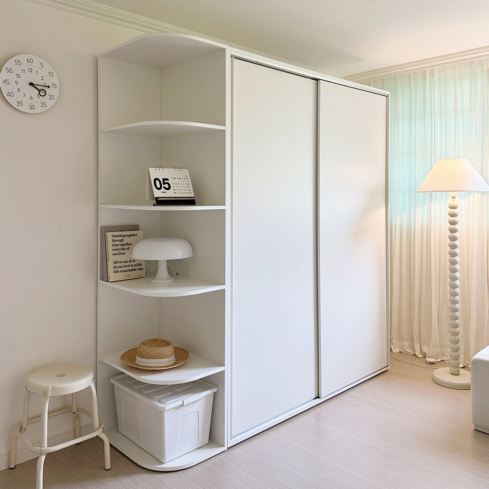 [연말결산특가] 프리핏 E0 댐핑도어 키큰 슬라이딩 옷장 1000~3300 (1도어/2도어/3도어)