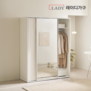 [연말결산특가] 프리핏 E0 댐핑도어 키큰 슬라이딩 옷장 1000~3300 (1도어/2도어/3도어)