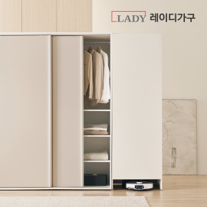 [연말결산특가] 프리핏 E0 댐핑도어 키큰 슬라이딩 옷장 1000~3300 (1도어/2도어/3도어)