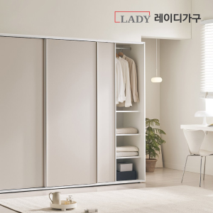 [NEW런칭] 프리핏 E0 댐핑도어 키큰 슬라이딩 옷장 1000~1500
