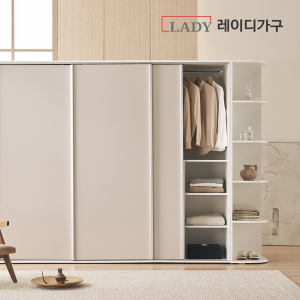 [NEW런칭] 프리핏 E0 댐핑도어 키큰 슬라이딩 옷장 1000~1500