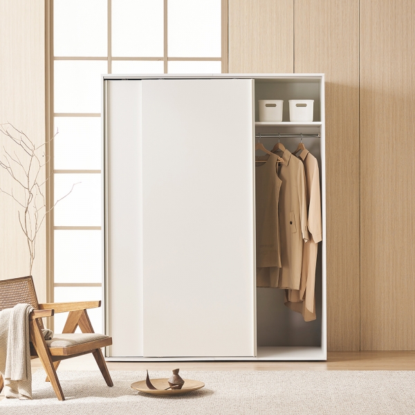 [연말결산특가] 프리핏 E0 댐핑도어 키큰 슬라이딩 옷장 1600~2300 (2도어)