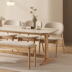 [1+1 증정] 엘린 원목 벤치의자 2인/3인