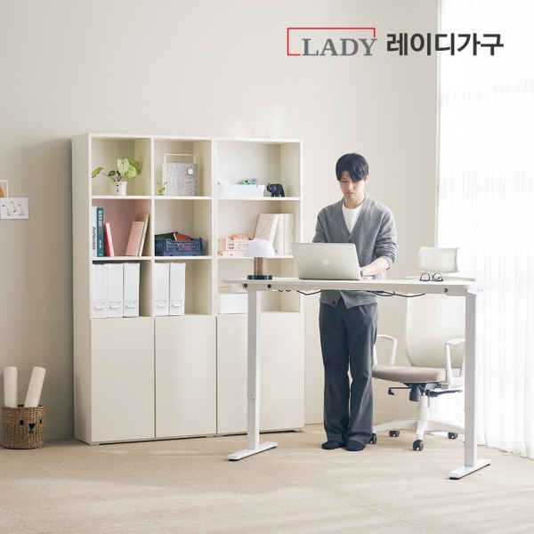 [연말결산특가] 코튼M 듀얼모터 모션데스크 (베이직형)