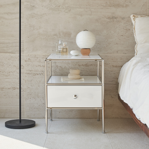 [연말결산특가] 포더홈 무디 미드센추리 모듈 선반 침대 협탁 400 600 (상부/하부)