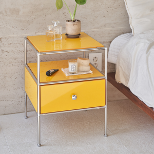 [연말결산특가] 포더홈 무디 미드센추리 모듈 선반 침대 협탁 400 600 (상부/하부)