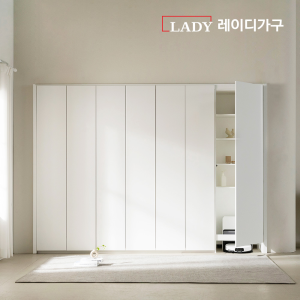 [연말결산특가] 리뉴얼 매튜 E0 무몰딩 시스템 여닫이/푸쉬도어 붙박이장