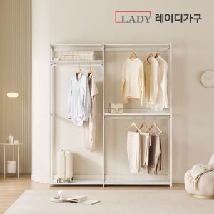 [24시간타임특가] 에어랙 철제 드레스룸 시스템옷장 (행거/서랍/코너형)