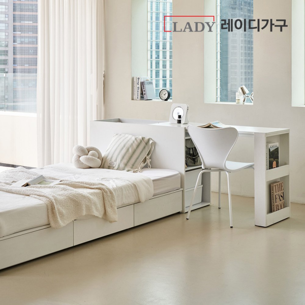 [연말결산특가] 데이룸 책상형 수납침대 SS