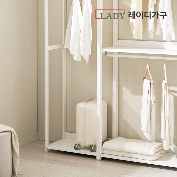 [24시간타임특가] 국내생산 에어랙 철제 드레스룸 시스템옷장 (세트할인)