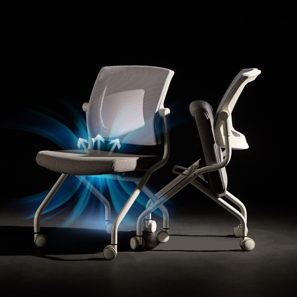 [오늘핫딜][12/10-11] 루트 폴딩온 접이식 멀티 사무 의자 (팔걸이 무료 업그레이드)