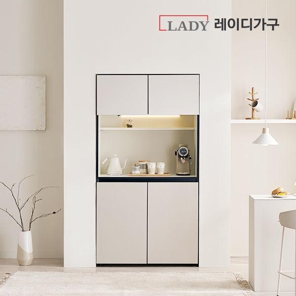 [NEW런칭] 모디핏 1200 냉장고장 맞춤 주방 홈카페 수납장 (1853/1860)