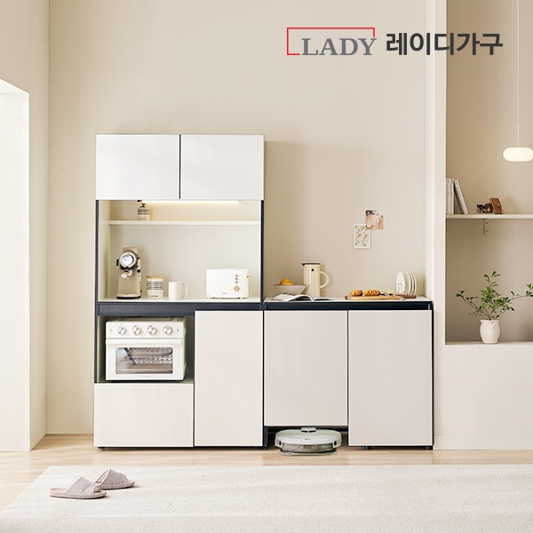 [NEW런칭] 모디핏 1000 냉장고장 맞춤 주방 홈카페 수납장 (1853/1860)