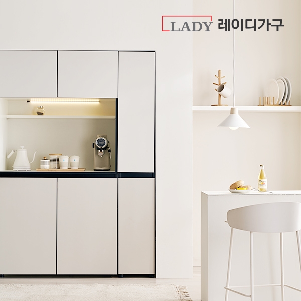 [NEW런칭] 모디핏 1000 냉장고장 맞춤 주방 홈카페 수납장 (1853/1860)