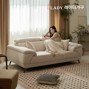 [오늘핫딜][11/10-11] 쿠션증정 아르보 헤드레스트 패브릭 소파 (3인/4인)