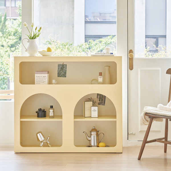 [NEW런칭] 포더홈 러비 다용도 수납 장식장 아치형/라운드형/스퀘어형 1150