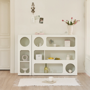 [NEW런칭] 포더홈 러비 다용도 수납 장식장 아치형/라운드형/스퀘어형 1150