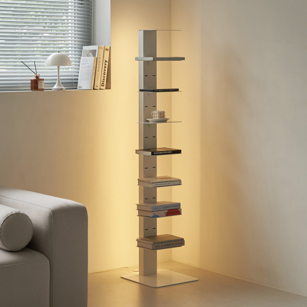 포더홈 페이드 LED 북선반 8단 높은형