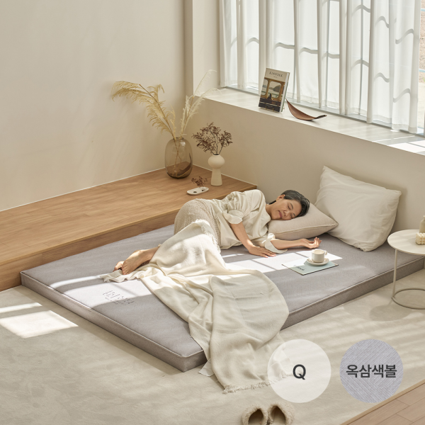 레이디가구 온담 보료 옥삼색볼 온열 흙매트 Q