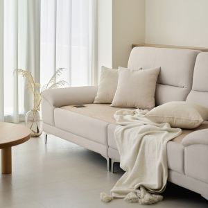 [NEW런칭 15%쿠폰] 온담 패브릭 흙소파 해온 온열 소파 (쿠션 증정)