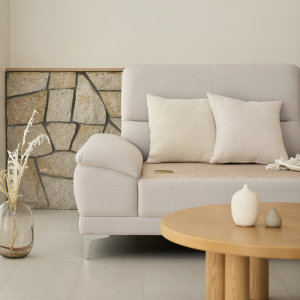 [NEW런칭 15%쿠폰] 온담 패브릭 흙소파 해온 온열 소파 (쿠션 증정)